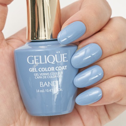 Гель-лак для ногтей BANDI GELIQUE GF487 BLUE ObGEL, 14 мл