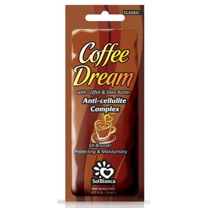 Крем для загара в солярии Solbianca Coffee Dream, с маслом кофе и маслом Ши, 15 мл