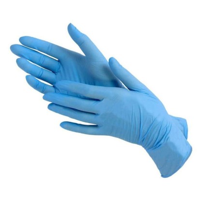 Перчатки нитриловые Profcosmo, голубые, неопудренные, размер S, 100 шт