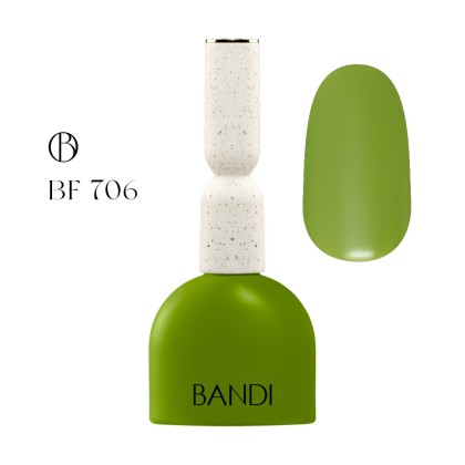 Гель для ногтей BANDI GEL, Apple green, №706, 10 мл