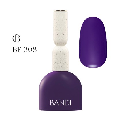 Гель для ногтей BANDI GEL, Flora violet, №308, 10 мл