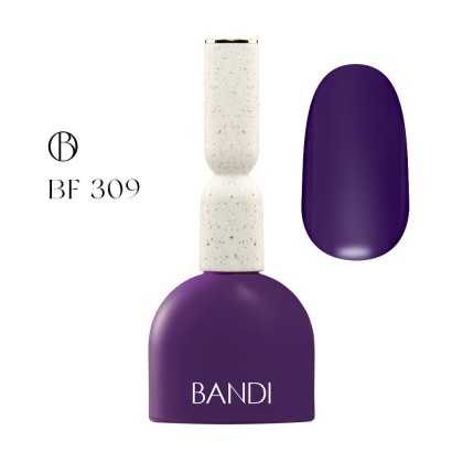 Гель для ногтей BANDI GEL, Deep violet, №309, 10 мл