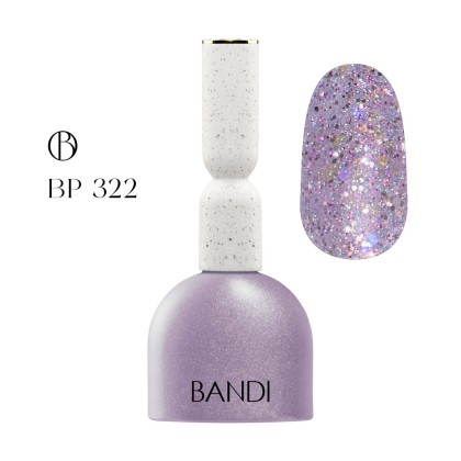 Гель для ногтей BANDI GEL, Flash violet, №322, 10 мл