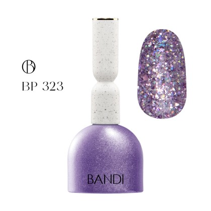 Гель для ногтей BANDI GEL, Shine purple, №323, 10 мл