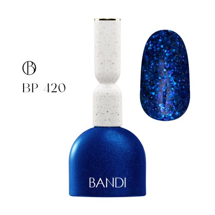 Гель для ногтей BANDI GEL, Crystal blue, №420, 10 мл