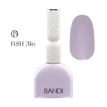 Гель для ногтей BANDI GEL, Smoky lilac, №316, 10 мл