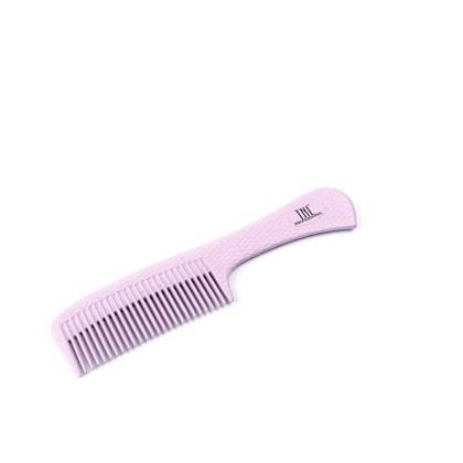 Расческа для волос TNL Professional БИО широкая с ручкой, розовая, 47 х 220 мм