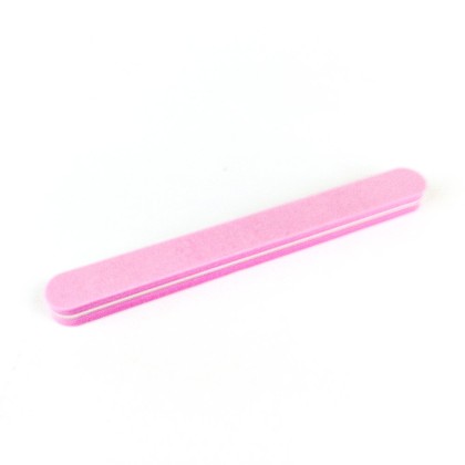 Шлифовщик узкий TNL Professional, 100/180, розовый, в индивидуальной упаковке