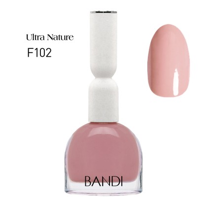 Лак для ногтей BANDI Ultra Nature, Salmon Pink, F102s, 10 мл