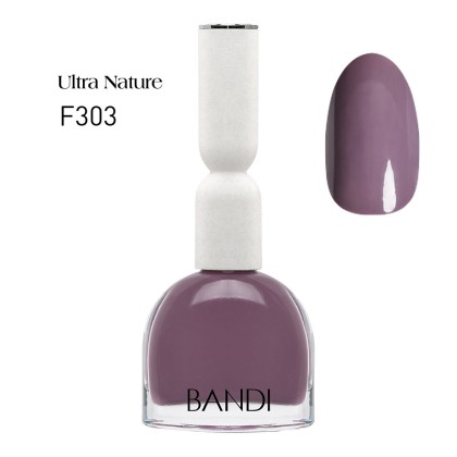 Лак для ногтей BANDI Ultra Nature, Ash Purple, F303s, 10 мл