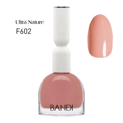 Лак для ногтей BANDI Ultra Nature, Peach Coral, F602s, 10 мл