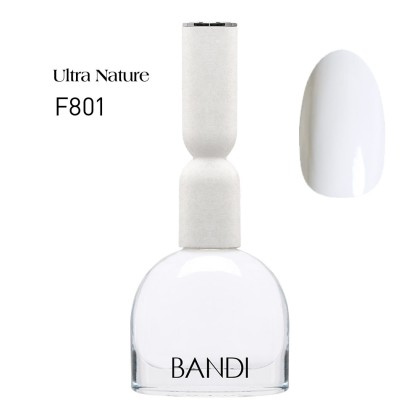 Лак для ногтей BANDI Ultra Nature, Milk White, F801s, 10 мл
