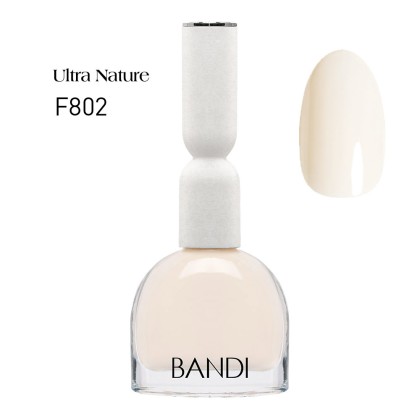 Лак для ногтей BANDI Ultra Nature, Cotton Ivory, F802s, 10 мл