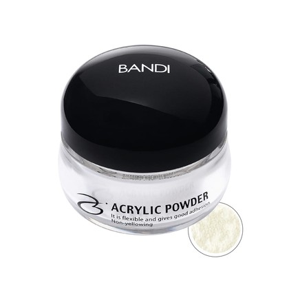 Акриловая пудра BANDI Acrylic Powder, Белая, 20 гр