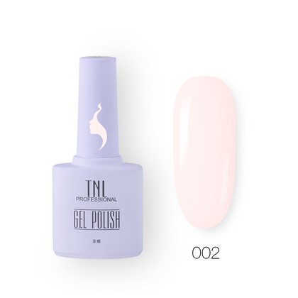 Гель-лак для ногтей TNL Professional, 8 Чувств, №002, Светло-розовый, 10 мл
