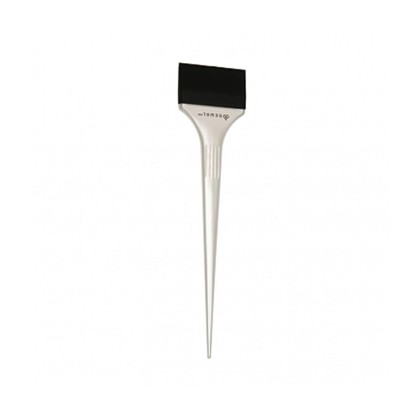 Кисть-лопатка для окрашивания DEWAL, Черная, с белой ручкой, широкая, силиконовая 54, мм
