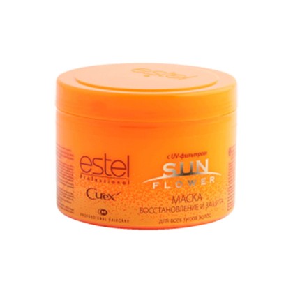 Маска для восстановления волос Estel Professional Curex sun, защита волос с уф- фильтром, 500 мл