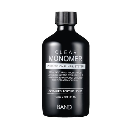Мономер BANDI Clear Monomer, для акрилового моделирования ногтей, 100 мл