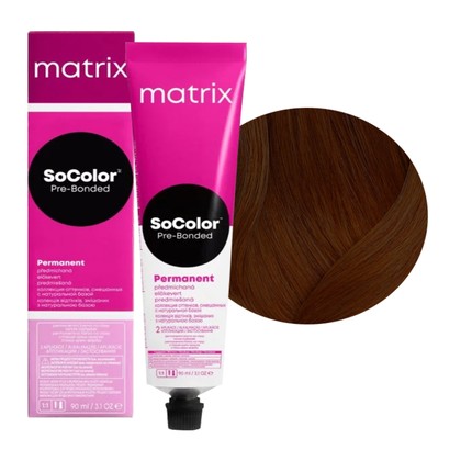 Краска для волос Matrix SoColor Pre-Bonded 4NW, 90 мл